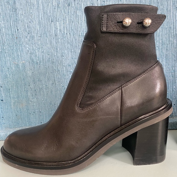 New, rag & bone, "Soren" , Leather, Black, Ankle Boot, Bootie, Women's Size 6 - Picture 2 of 16